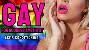 Gay For Goddess Amethyst ASMR Conditioning - Femdom Mesmerize by Mistress Amethyst