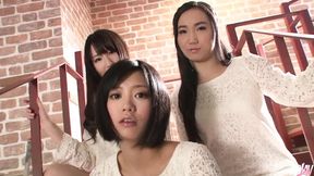 Cock Crazy Asian Babes Haruna &mdash;  Sanae Momoi and Uta Kohaku Drain Their Men