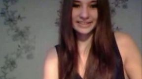 Mind blowing beautiful hottie dances on webcam for me