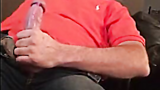 Meaty-Manhood Father Jacks to Pornography