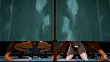 [R-18 MMD] Alya and Yuki Helltaker Sex Dance