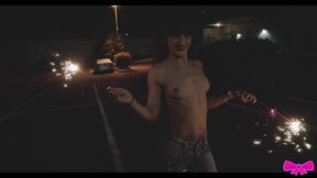 public flashing honey gold and dakota marr sparkler fireworks
