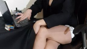 Smoking while working in the office