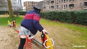 Clementine - playing in the park