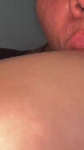 Intense Adult Breastfeeding &amp; Direct Milk Sucking   Clip 2