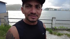 sa&iacute_ pra dar uma caminhada e acabou que transei com estranho que me abordou pra me xavecar - Com: Mr. Rola