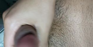 I start to play with my foreskin, I love my dick skin, look my cum explosion