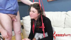 ”Bound analized sub getting booty fucked”