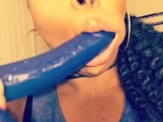 Bbq sucks 10inch dick