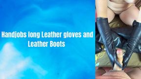 pov handjobs leather gloves and leather boots