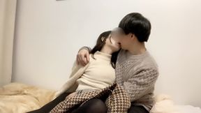 個人撮影女の子の日の過こし方休日tート終わりにヘットてまったりしてたら甘々tィーフキスからイチャイチャか始まった..愛ある濃厚フェラ抜きjapanese Amateur Hentai