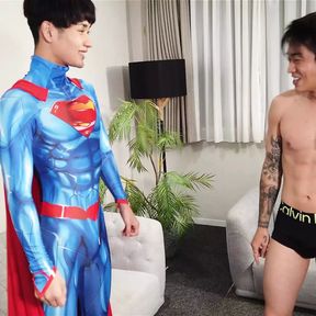 Spiderman X Superman Sexy Costume RolePlay