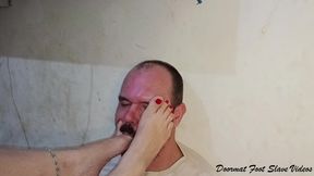 Ruining your face while you worship my feet