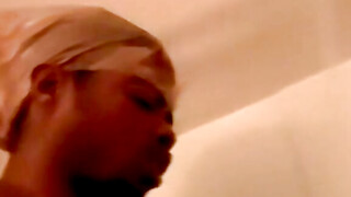 Multiracial Orgy Night Ebony Jock Teased by Mature Man