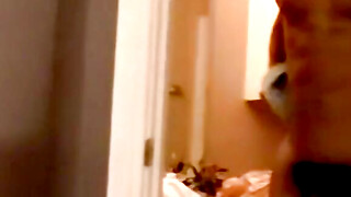 Multiracial Orgy Night Ebony Jock Teased by Mature Man