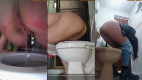 COMPILATION VOYEUR PEEING TOILET #7