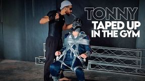 Tonny Taped Up in The Gym! (720p) Gay Bondage - Gay Domination - Tape Bondage - Gay Gym - BDSM