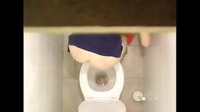 masturbation dans les toilettes au travail