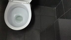 risky! jerking off in a public toilet (23cm) / teen boy / cute boy / hidden