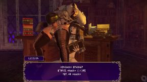 Goth Ass Gushed by Futa Cock After Magic Anal Destroy