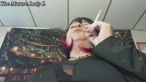Watch Me smoke and JOI in POV Video Session by The Mature Lady L, FemDom, BBW, Female Dominance, Smoke and Stroke puppet conditioning, CCD