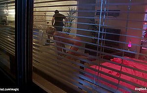 Big fake tits student bound and fucked