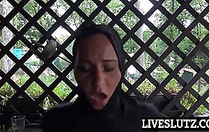 Muslim girl knows how to get fucked by huge dick