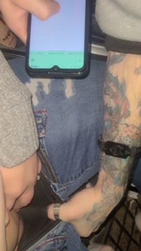 Sexy fat pussy milf using app controlled vibrator while at the store
