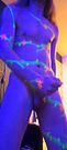 Covered in paint and twitching