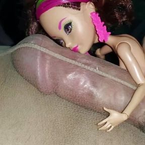 Barbie Makes me cum Twice in Pantyhose