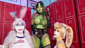 Jerk off for Cartoon Cosplay! Space Jam Parody