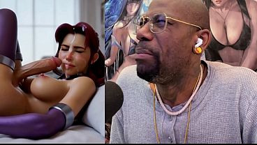 Starfire Jerking Off Her Transgender Cock And Cumming All Over Her Own Face, AI Generated