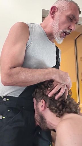 Hung Uncut Daddy Top Breeds Hairy Gamer Stepson Part 1