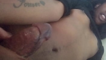 Girlfriend La Nefertiti Perkins Teasing Herself With A Vibrator While Playing With Her Big Uncut Cock For Sweet Release