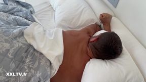 Early morning foursome with doggy anal and busty brunette