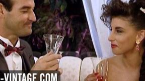 ”Hot celebration with big breasted Sarah Young”