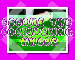 AUDIO ONLY - Become the cock-sucking whore