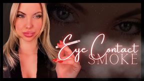 Eye Contact Smoke (Smoking Fetish, Face Fetish, Goddess Worship) 480MP4