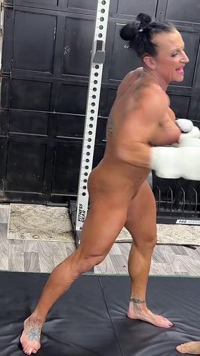 Goddess Kandylegs Ballbusting Beatdown
