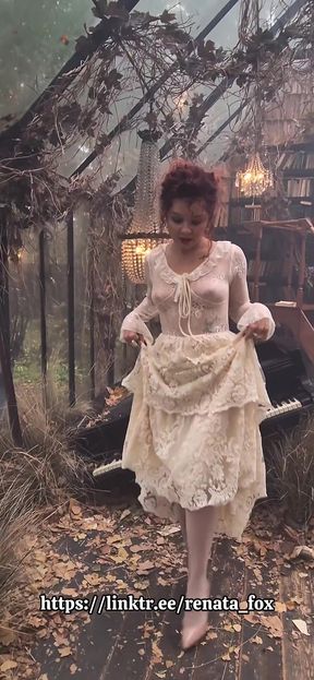 A Beautiful Nymph in a Secret Garden