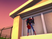 (3D Hentai) Spiderman x Black Widow