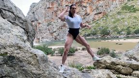 Majorca posing and flexing ( photo shoot video series )