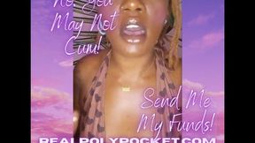 Send me your cash &mdash;  Ebony &mdash;  findom style &mdash;  poly pocket fun TRAILER