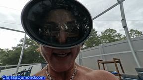 Carissa nude and in the pool-private dance for you