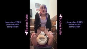 December 2023 Pee Compilation