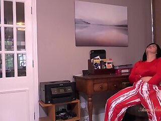 AuntJudysXXX - Latina BBW Boss Lady Montse Swinger Gets Caught Masturbating at the Office
