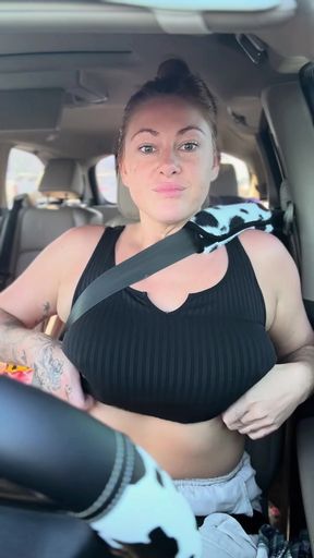 Amateur with big tits teases on OnlyFans