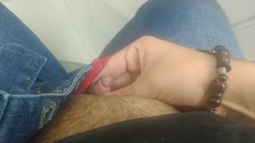 Public masturbating my big clitoris