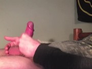 Pro cummer shoots again and again!