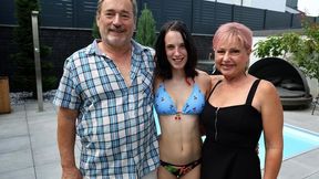 An awesome double blowjob session with Bianca M and Lulu Sweety